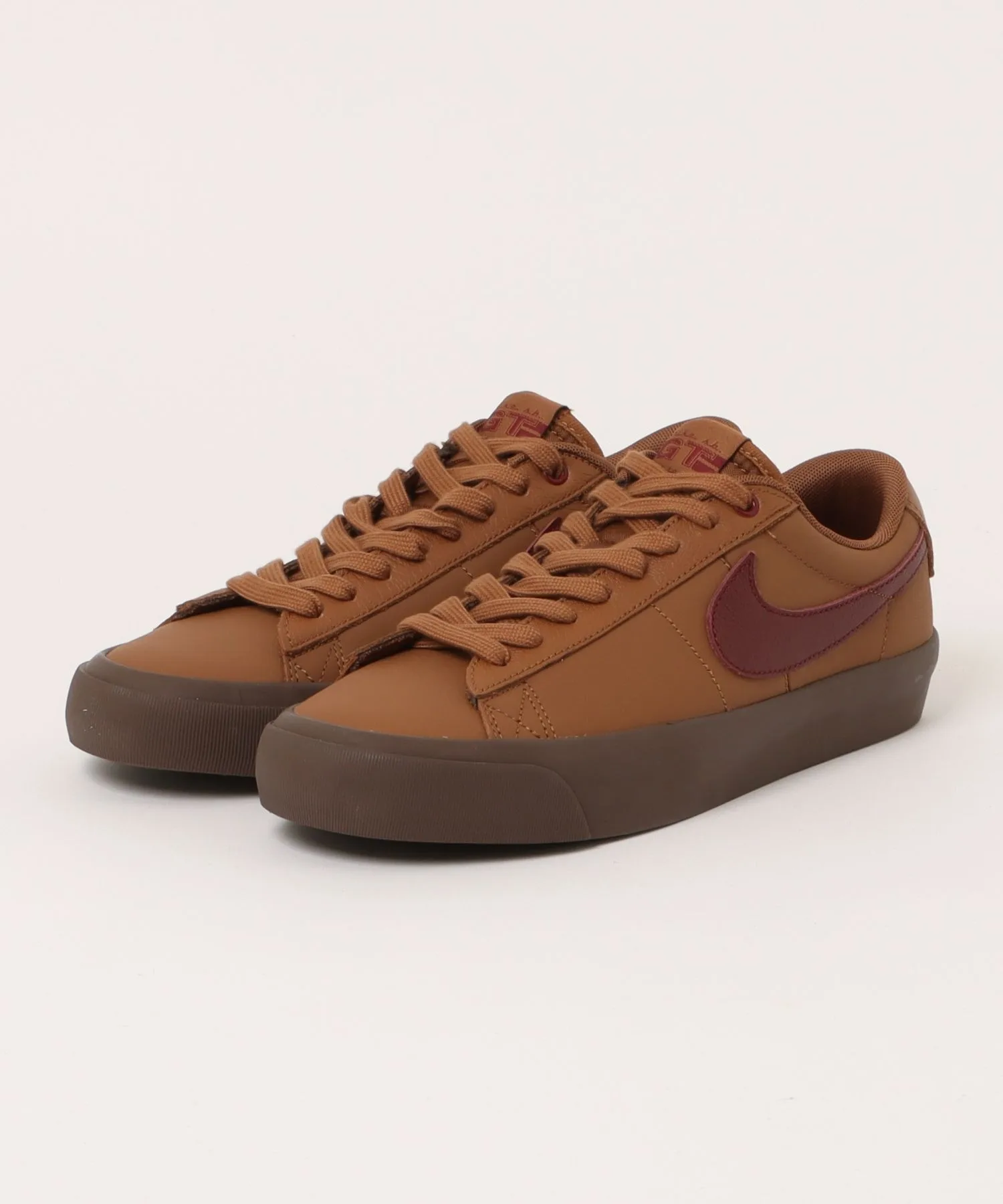 Мужские кроссовки для скейтбординга Nike SB Blazer Low Pro GT DV1226-001 коричневые