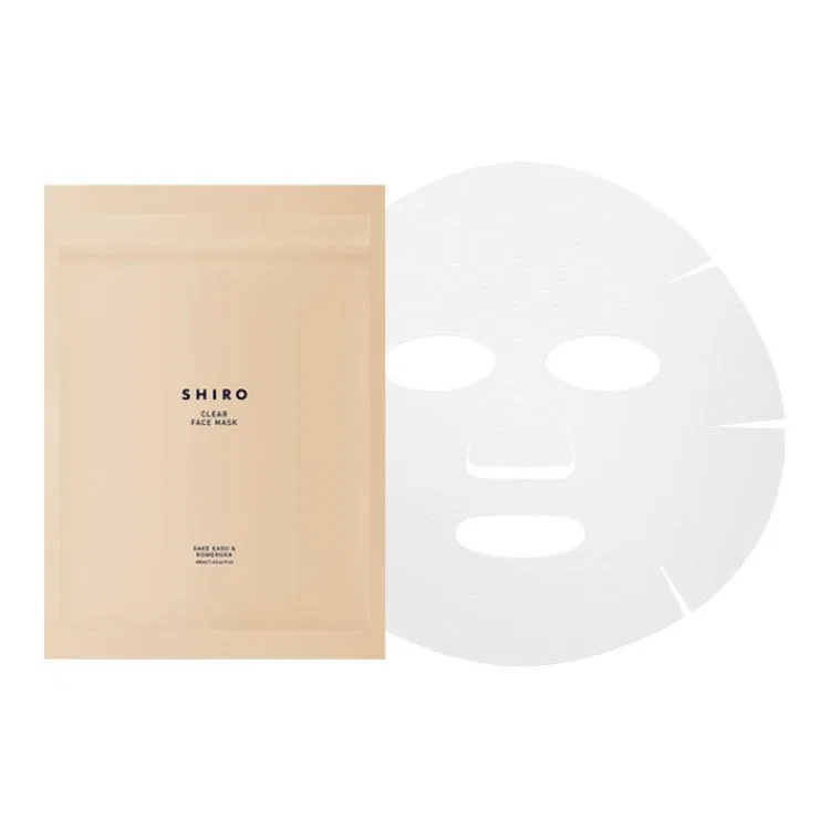 Тканевая маска SHIRO — Для лица . с пивом и рисовыми отрубями