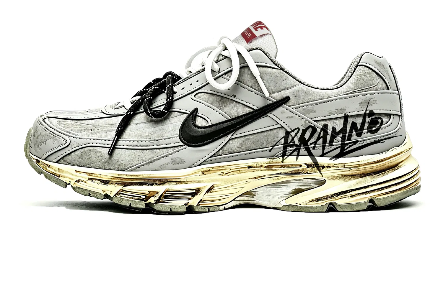 Кроссовки Chunky Sneakers Nike 高级灰-限定礼盒 серый — фото 3