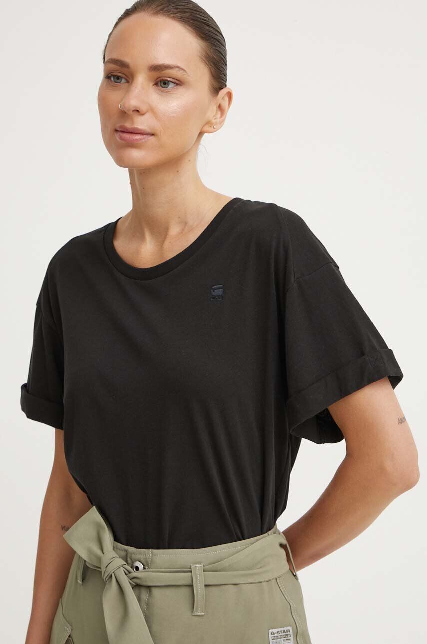 

Хлопковая футболка G-Star Raw, черный