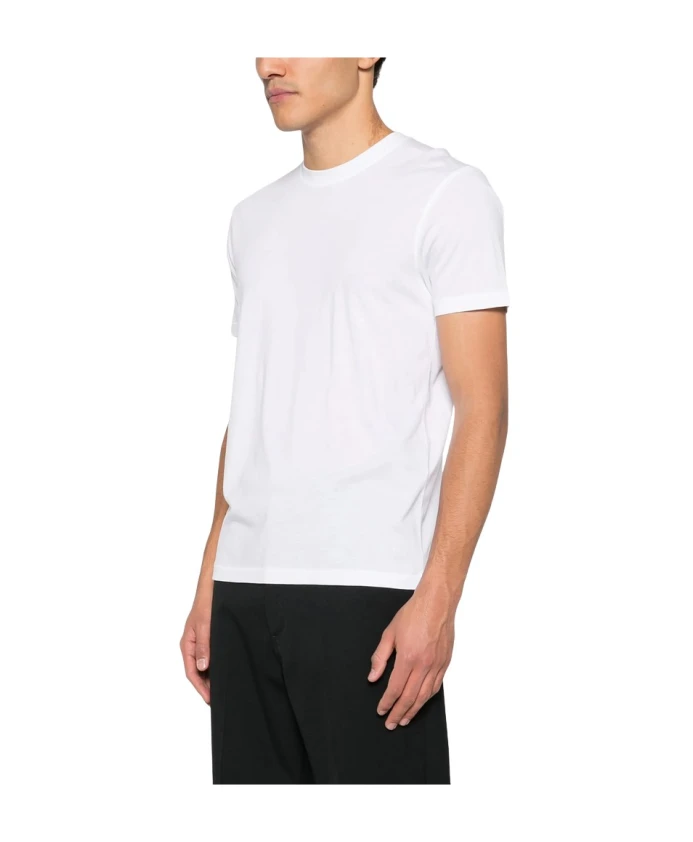 

Футболка из лиоцеллового хлопка с круглым вырезом Tom Ford, белый