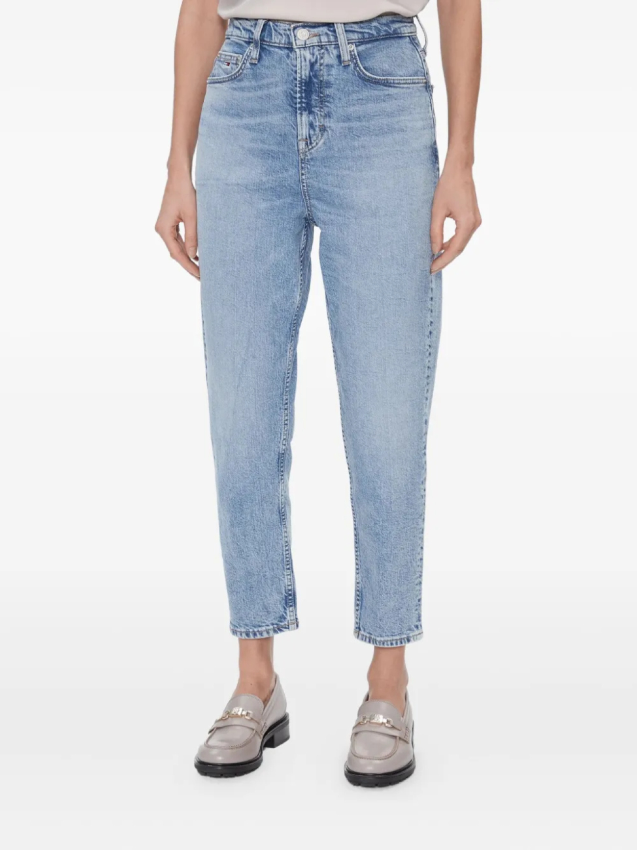 

Укороченные джинсы Tommy Jeans, белый