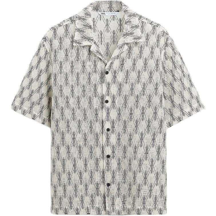

Рубашка мужская белая Zara, белый