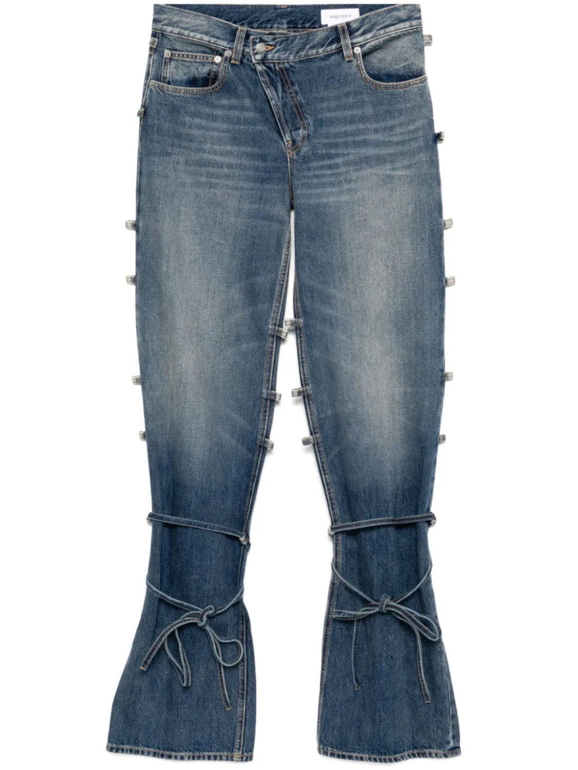 

Alexander McQueen прямые джинсы, синий
