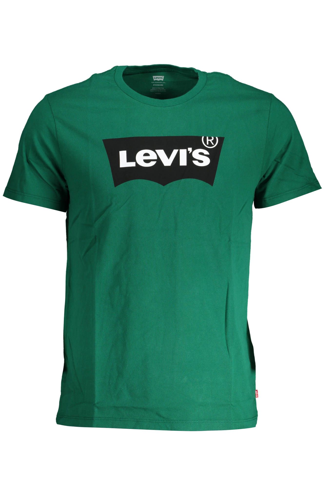 

Зеленая хлопковая мужская футболка Levi´s