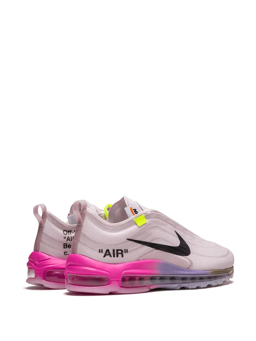 Кроссовки The 10: Air Max 97 OG Nike X Off-White, розовый — фото 3