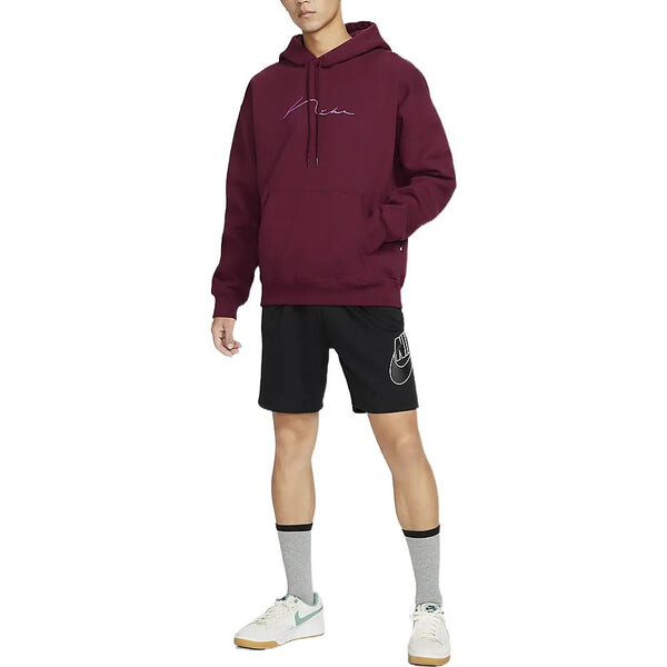 Толстовка Nike Alphabet Hoodie Men's Red, красный — фото 3