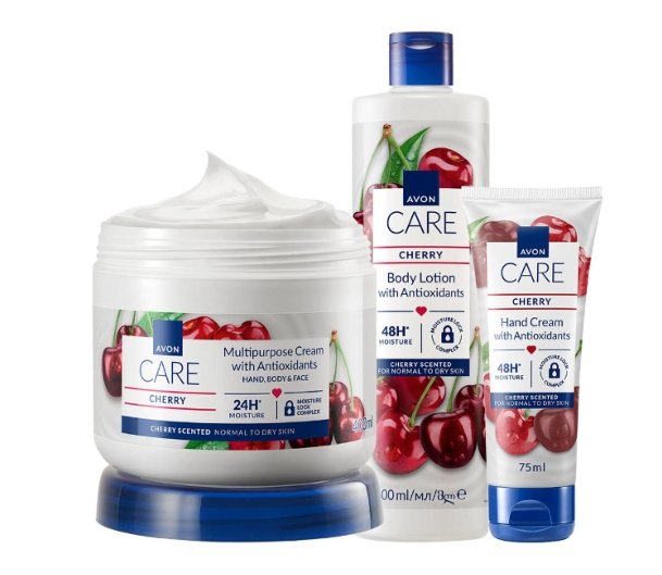 

Набор косметики с антиоксидантами Avon Care Cherry НОВИНКА 3 косметических средства