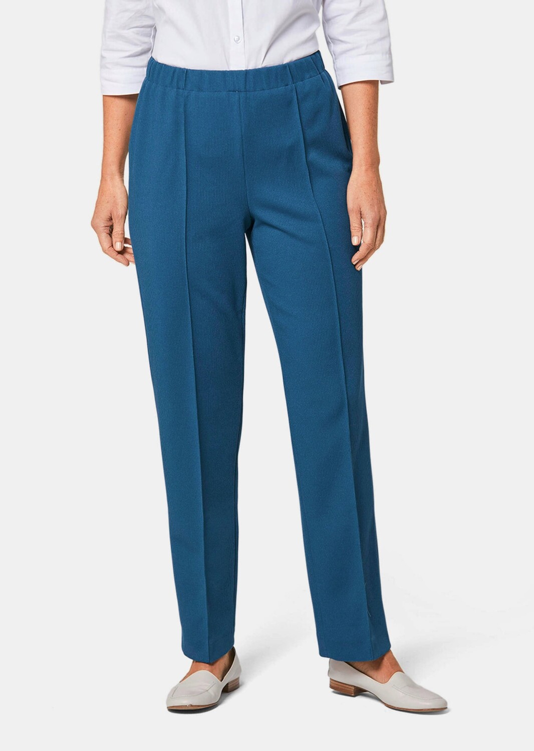 

Брюки GOLDNER Rippenhose, цвет jeansblau