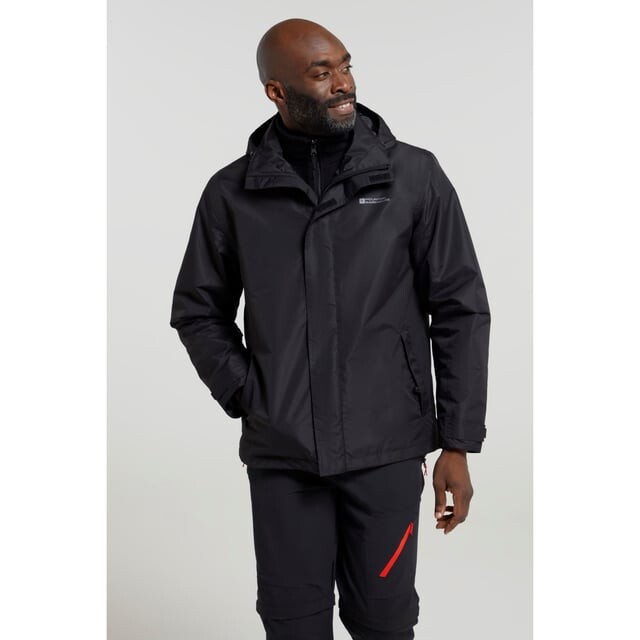 

Мужская меховая куртка ii 3 в 1 Mountain Warehouse, черный