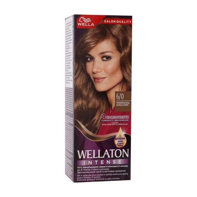 

Тон краска для волос Wella, цвет 6/0 dark blonde