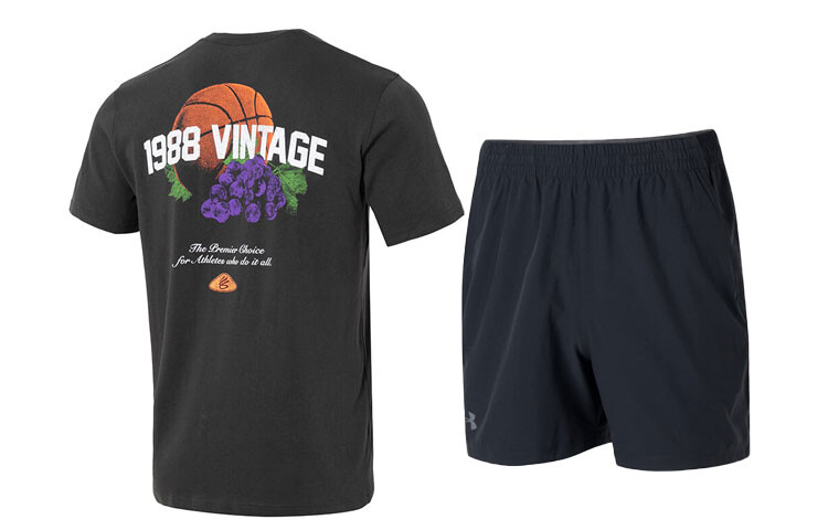 

Мужская повседневная спортивная одежда Under Armour, цвет Black