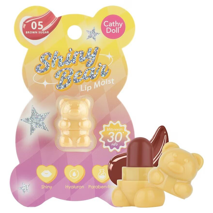 

Cathy Doll Увлажняющий крем для губ Shiny Bear Lip Moist 1,1 г 05 Коричневый сахар, Brown Sugar
