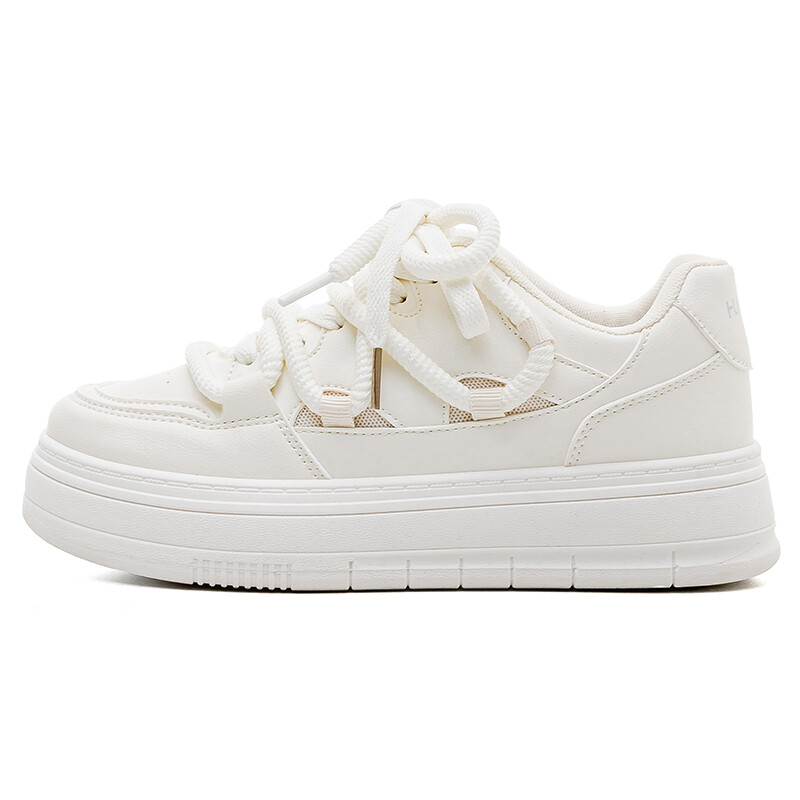 

Кроссовки HUANQIU Skateboarding Shoes Women's Low-top White, бежевый