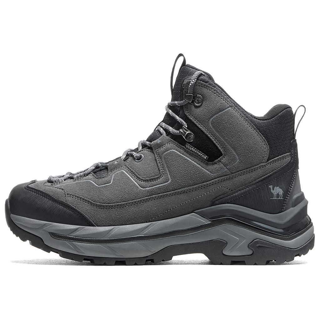 

Высокие мужские туристические ботинки Outdoor Sports с амортизацией и противоскользящей подошвой CAMEL, темно-серый