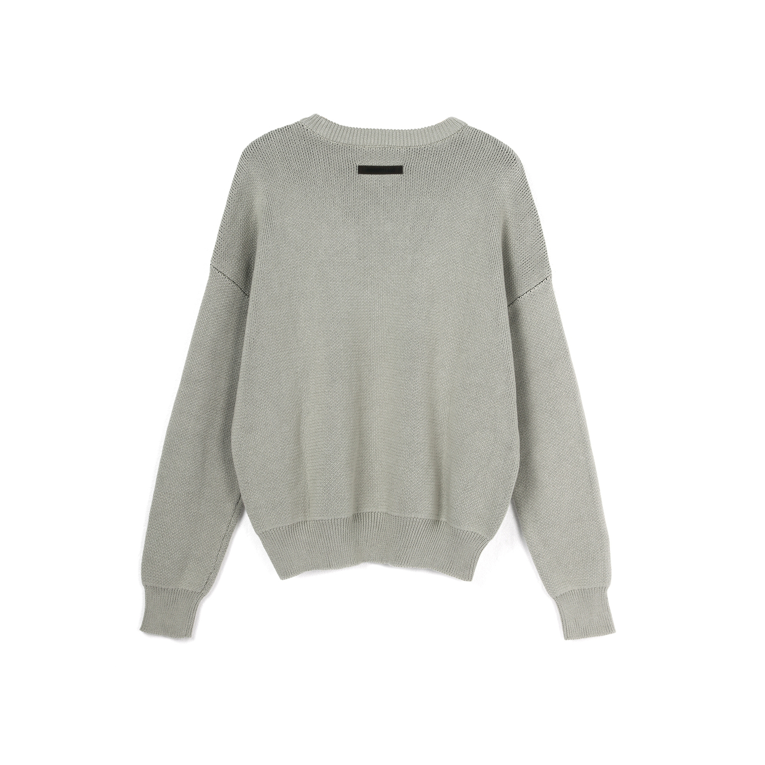 Футболка FW21 Вязаный Свитер Зеленый Бетон Fear Of God Essentials — фото 3