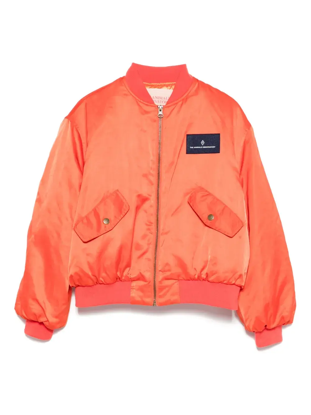 

Бомбер с нашивкой-логотипом The Animals Observatory, оранжевый