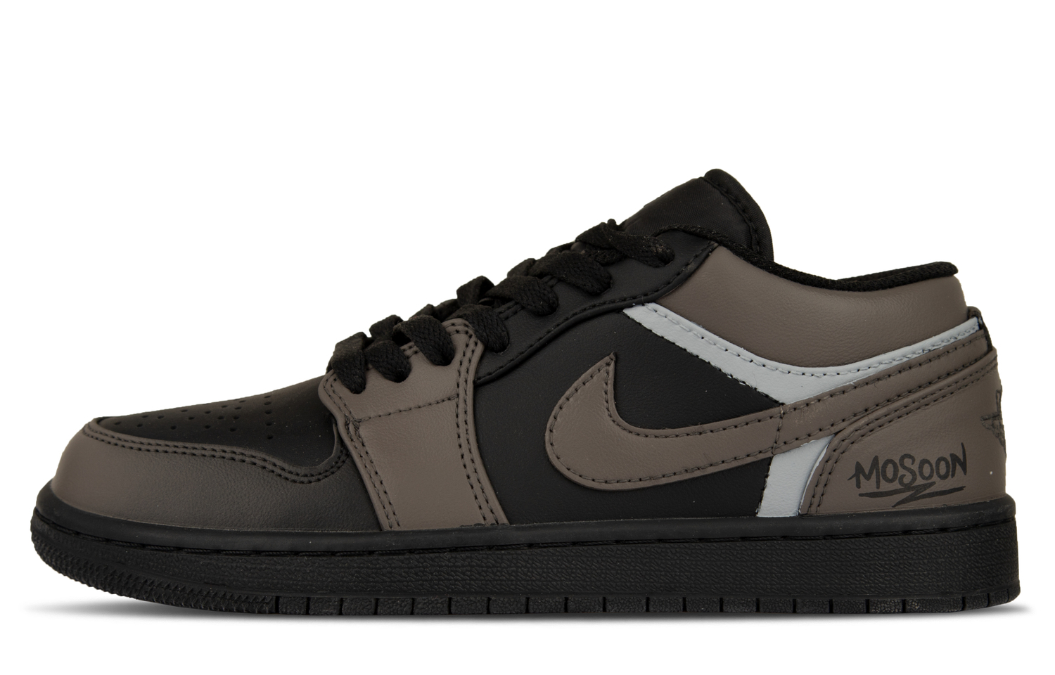 

Jordan Air 1 Classic Cushioning Low top Vintage Basketball Shoes Unisex Brown