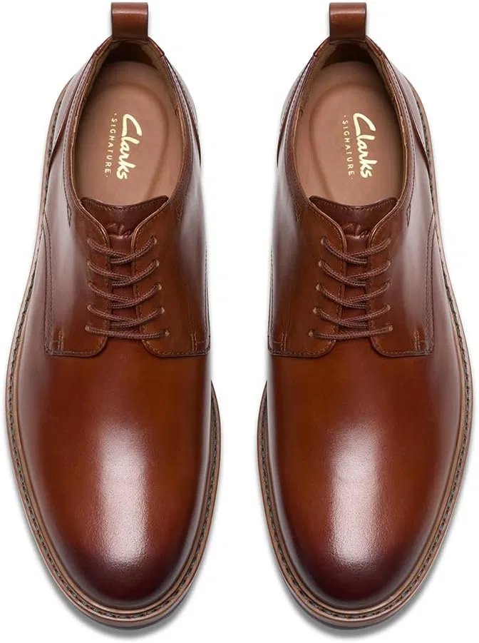 Туфли Clarks Wendell Lace II Black Leather — фото 3