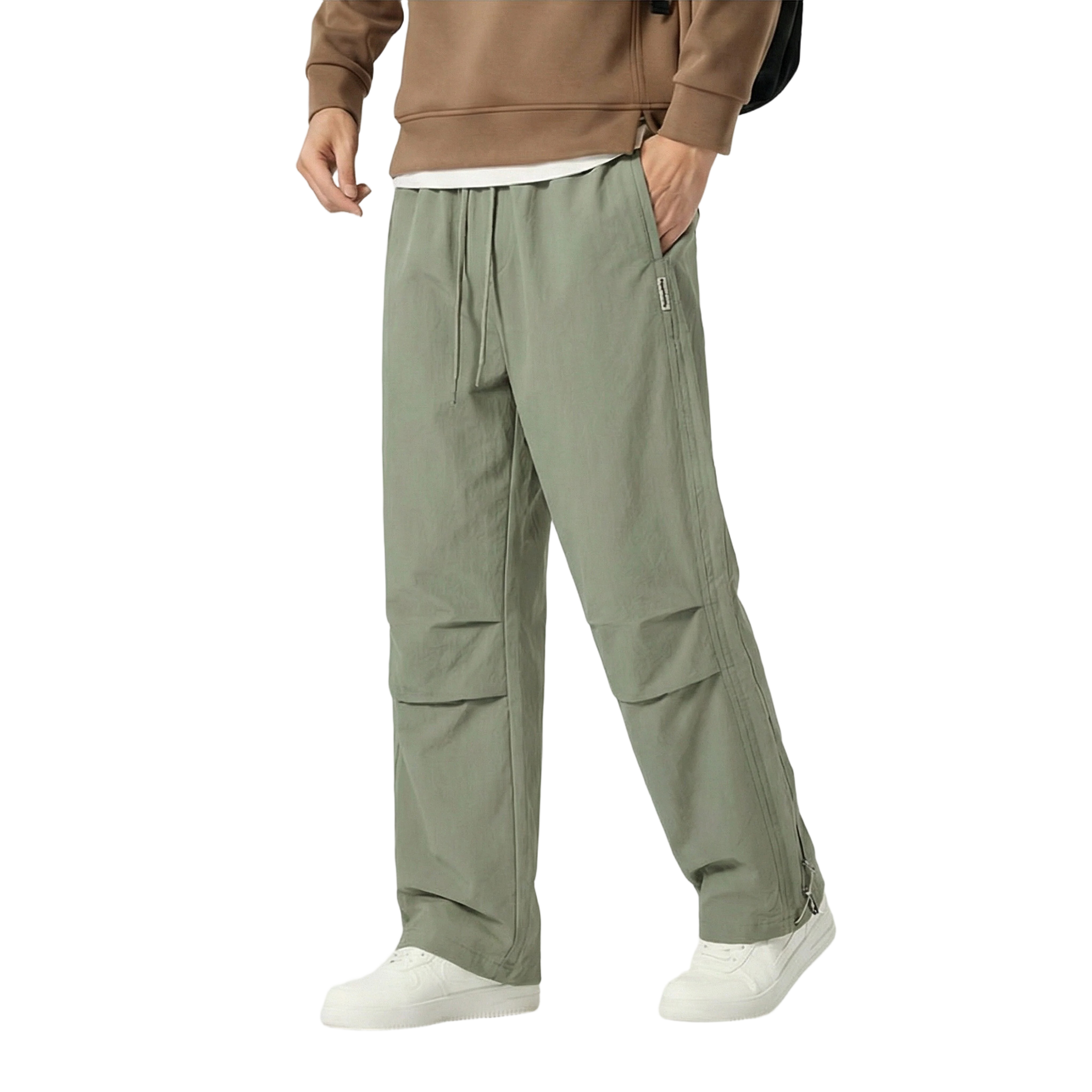 

Повседневные брюки Unisex Moderate Straight Fit Jeep, хаки