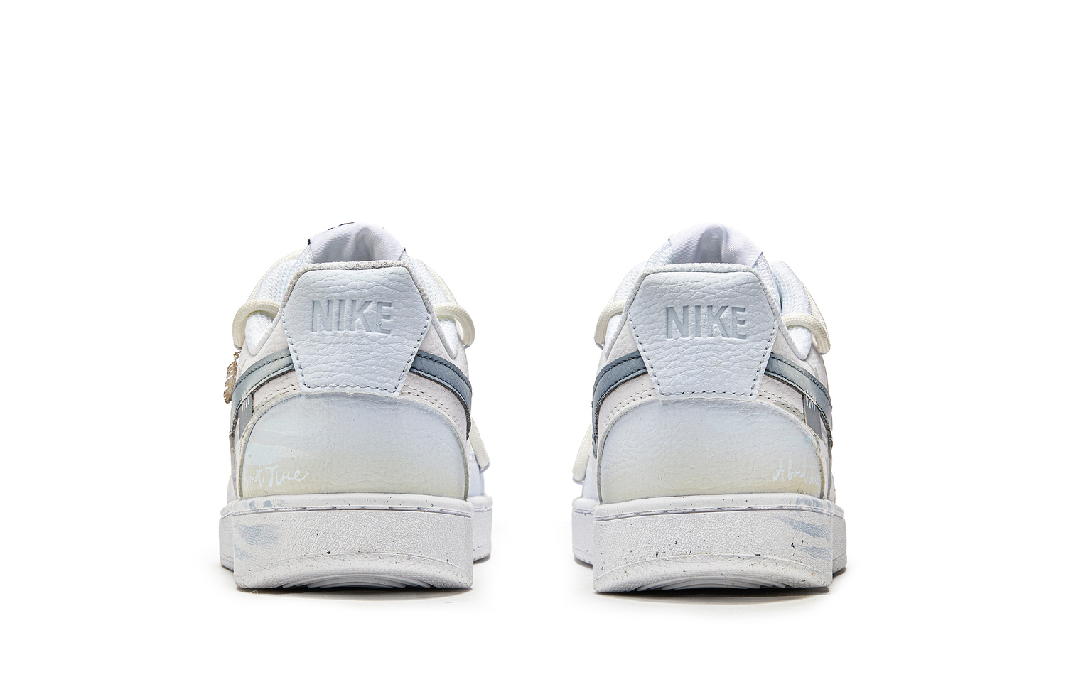 Кроссовки Nike Court Vision 1 Impact Resistance Low Top мужские бело-синие — фото 4