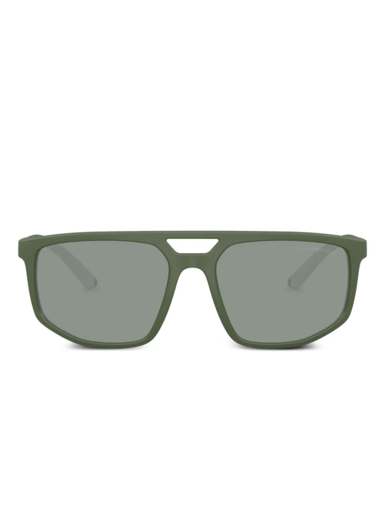 

Emporio Armani square-frame солнцезащитные очки, зеленый
