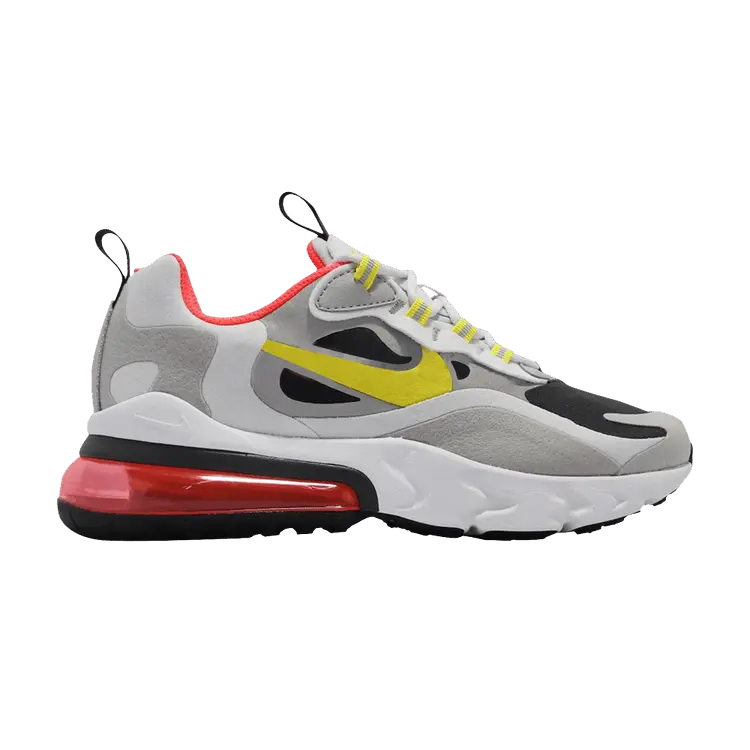 

Кроссовки Nike Air Max 270 React GS 'Smoke Grey High Voltage', серый