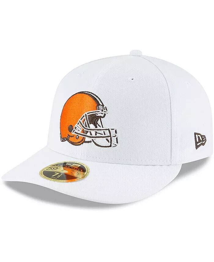 

Мужская белая шляпа приталенного кроя Cleveland Browns Omaha Low Profile 59FIFTY New Era