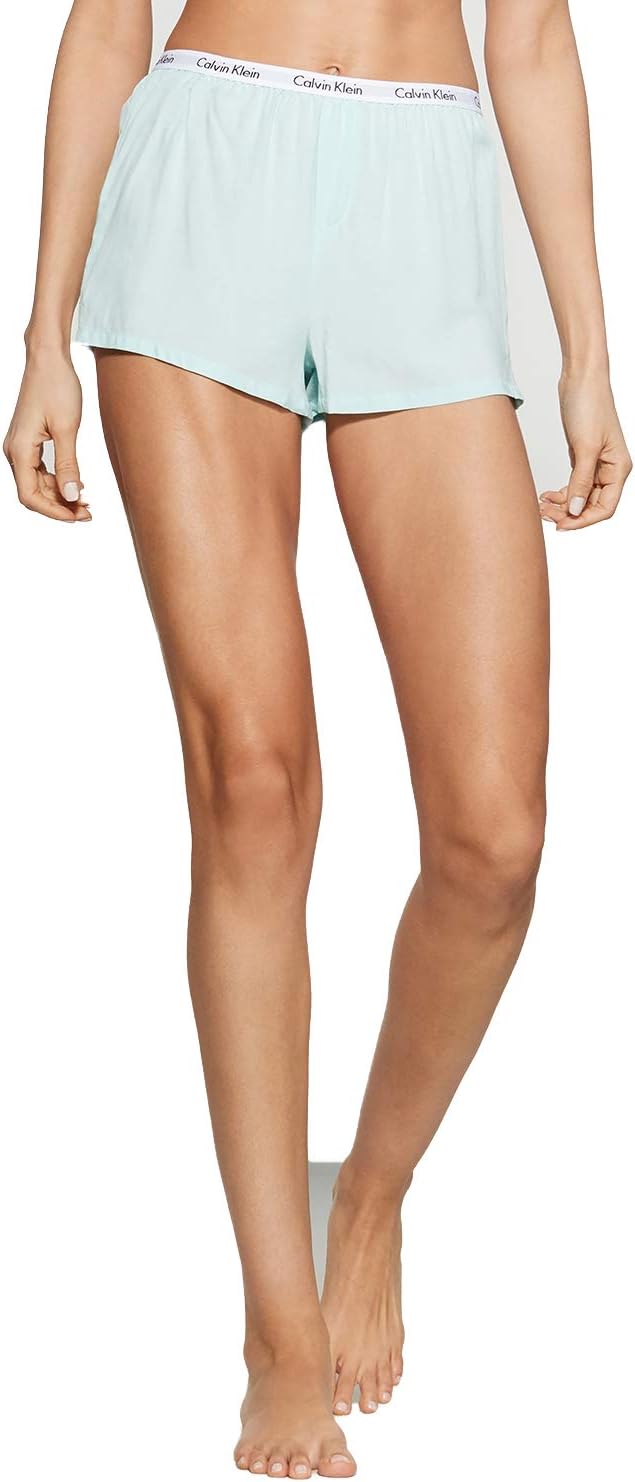 Комплект из 2 женских трусиков-шорт Calvin Klein Carousel, Light Green(Qp1187-969)/Ck Print — фото 3