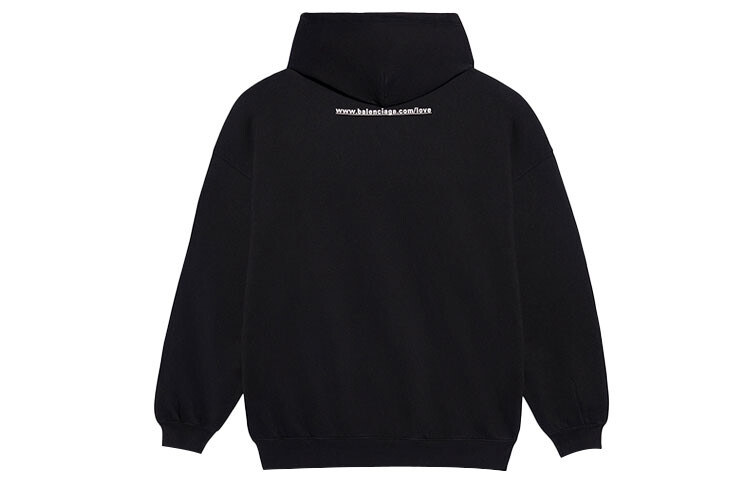 Толстовка женская Balenciaga I Love U, черный — фото 2