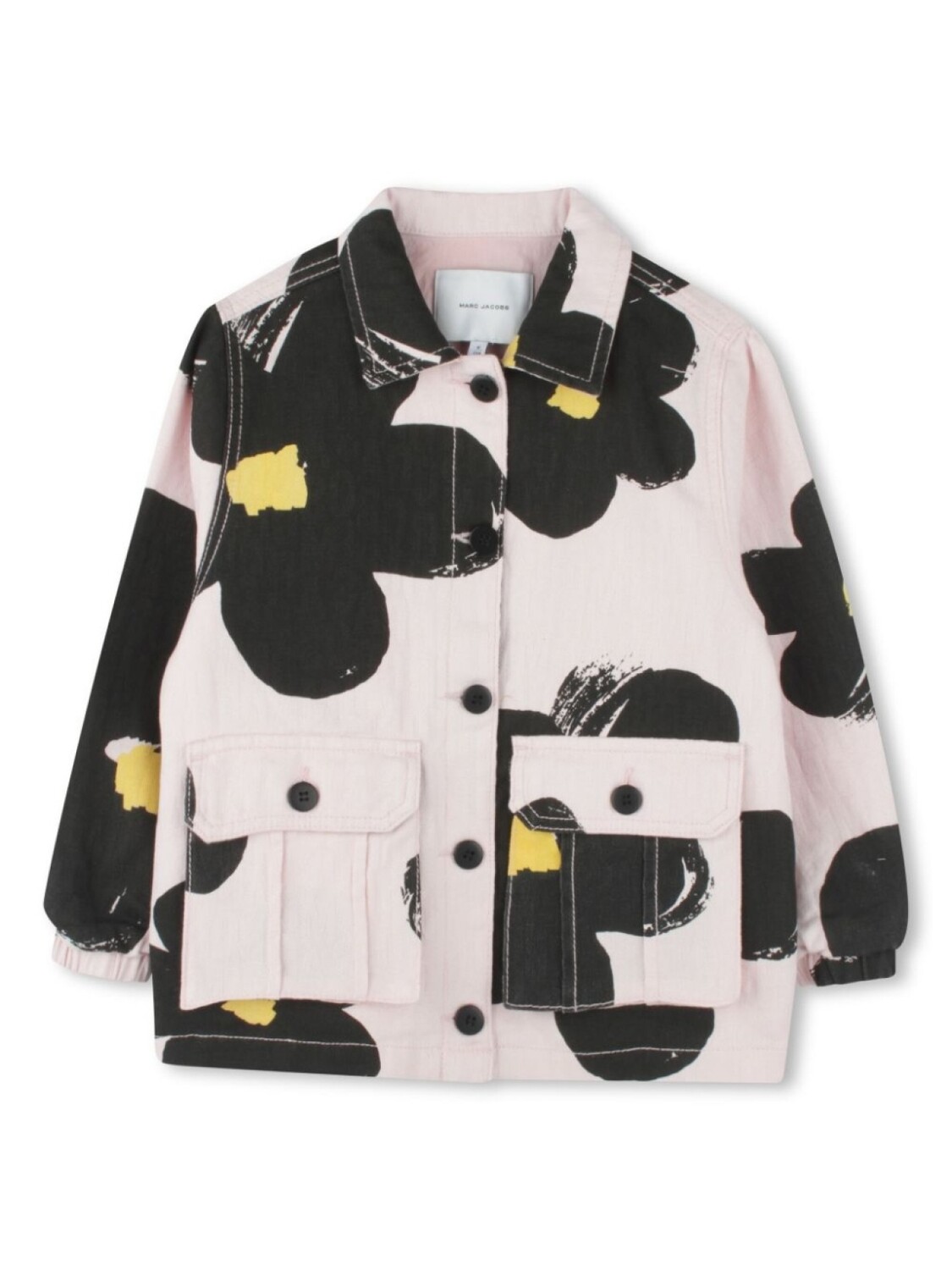 

Marc Jacobs Kids куртка-рубашка с принтом, нейтральный цвет