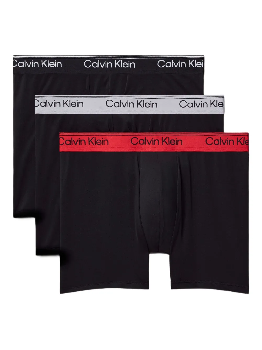 

Комплект из трех боксеров с логотипом Calvin Klein Underwear, черный