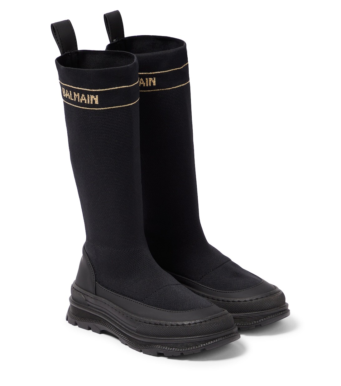 

Ботинки с логотипом Balmain Kids, черный