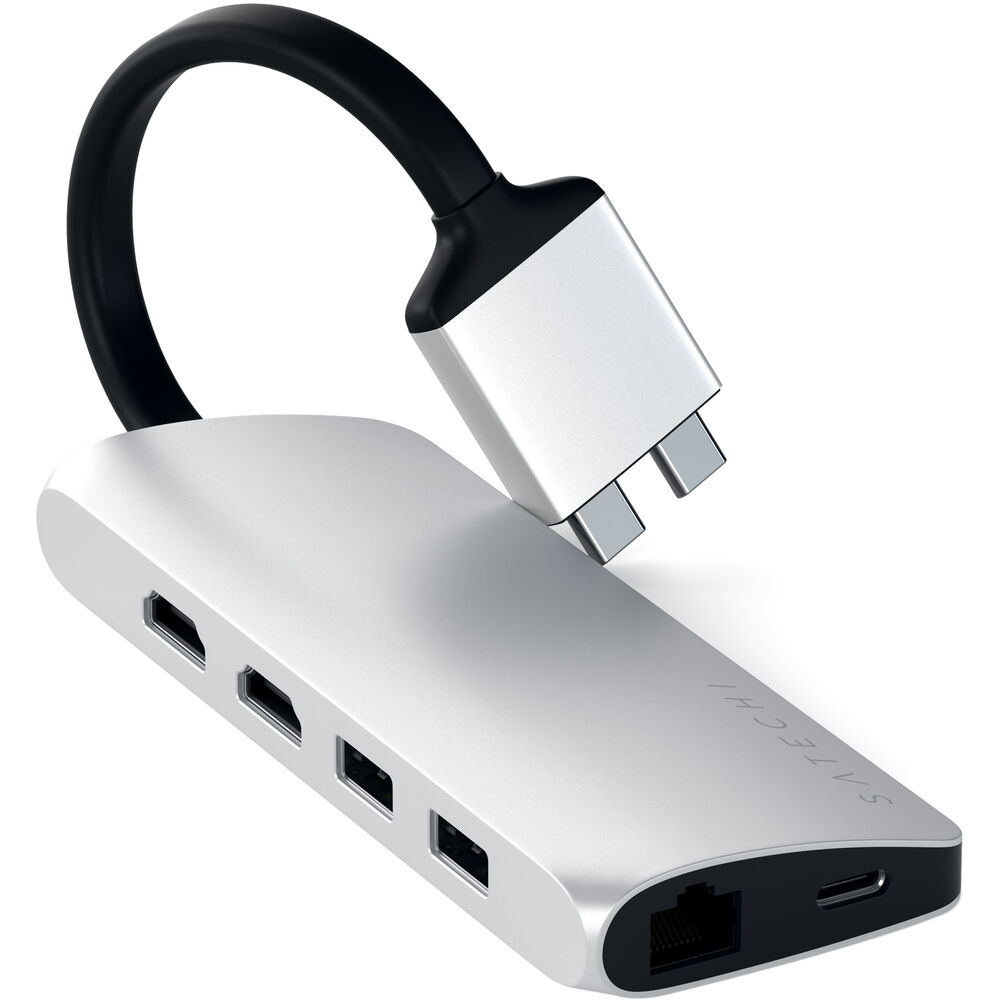 

Док-станция Satechi USB Type-C Dual Multimedia Adapter (Silver) ST-TCDMMAS