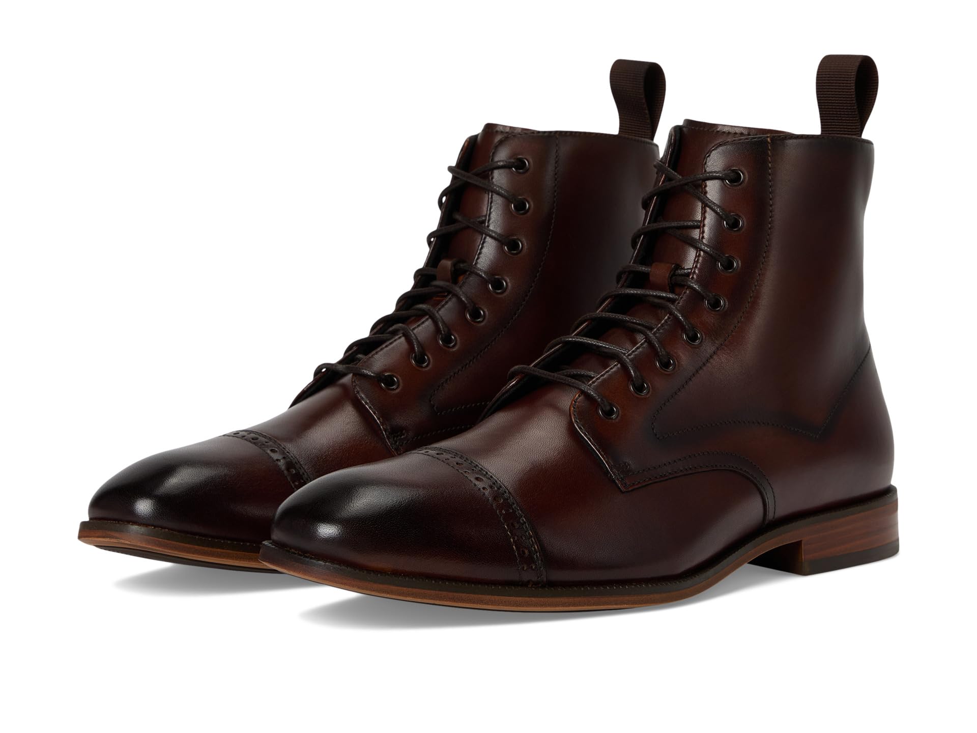 

Ботинки Stacy Adams Henry Cap Toe Lace-Up Boot, коричневый