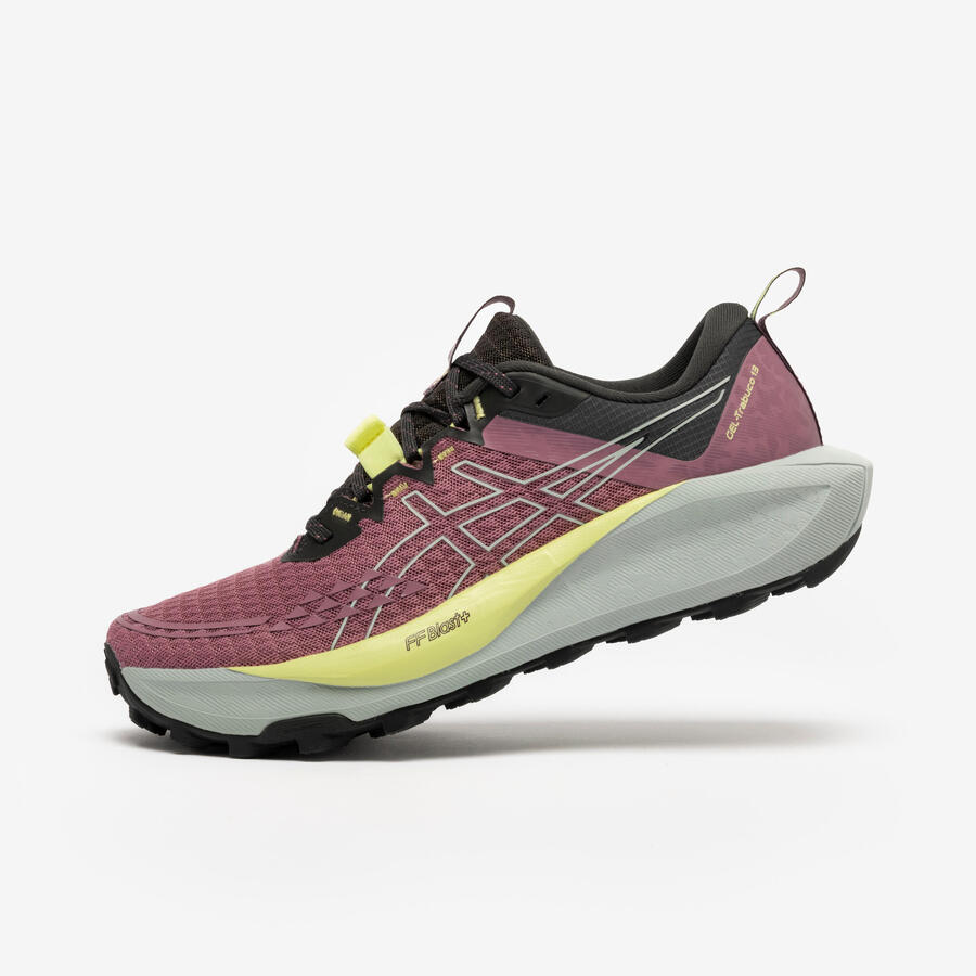 Кроссовки для бега по пересеченной местности для женщин Asics - Gel Trabuco 13 фиолетово-черные