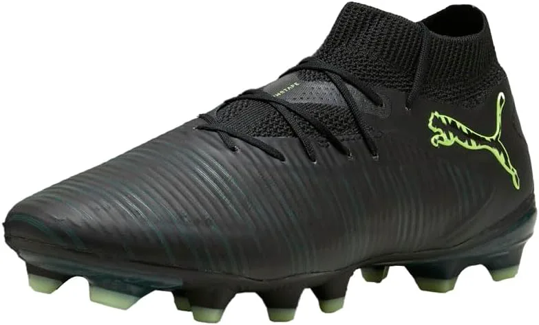Футбольные бутсы Puma Men's Future 8 Pro для твердого и искусственного покрытия, черный/зеленый — фото 2