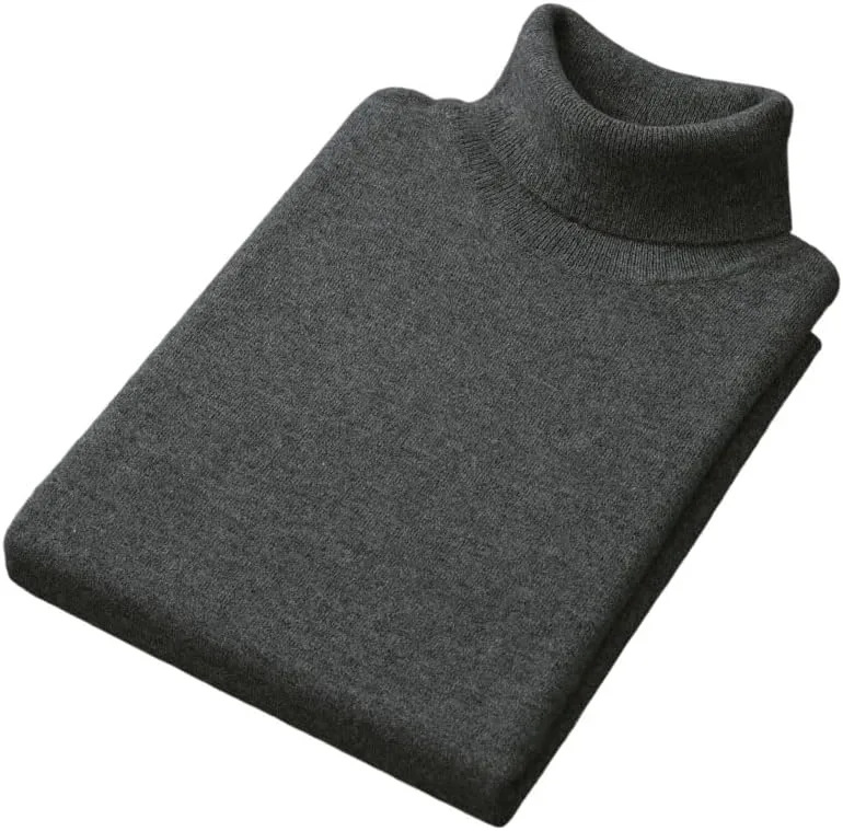 

Мужской хлопковый пуловер Casual с высоким воротником