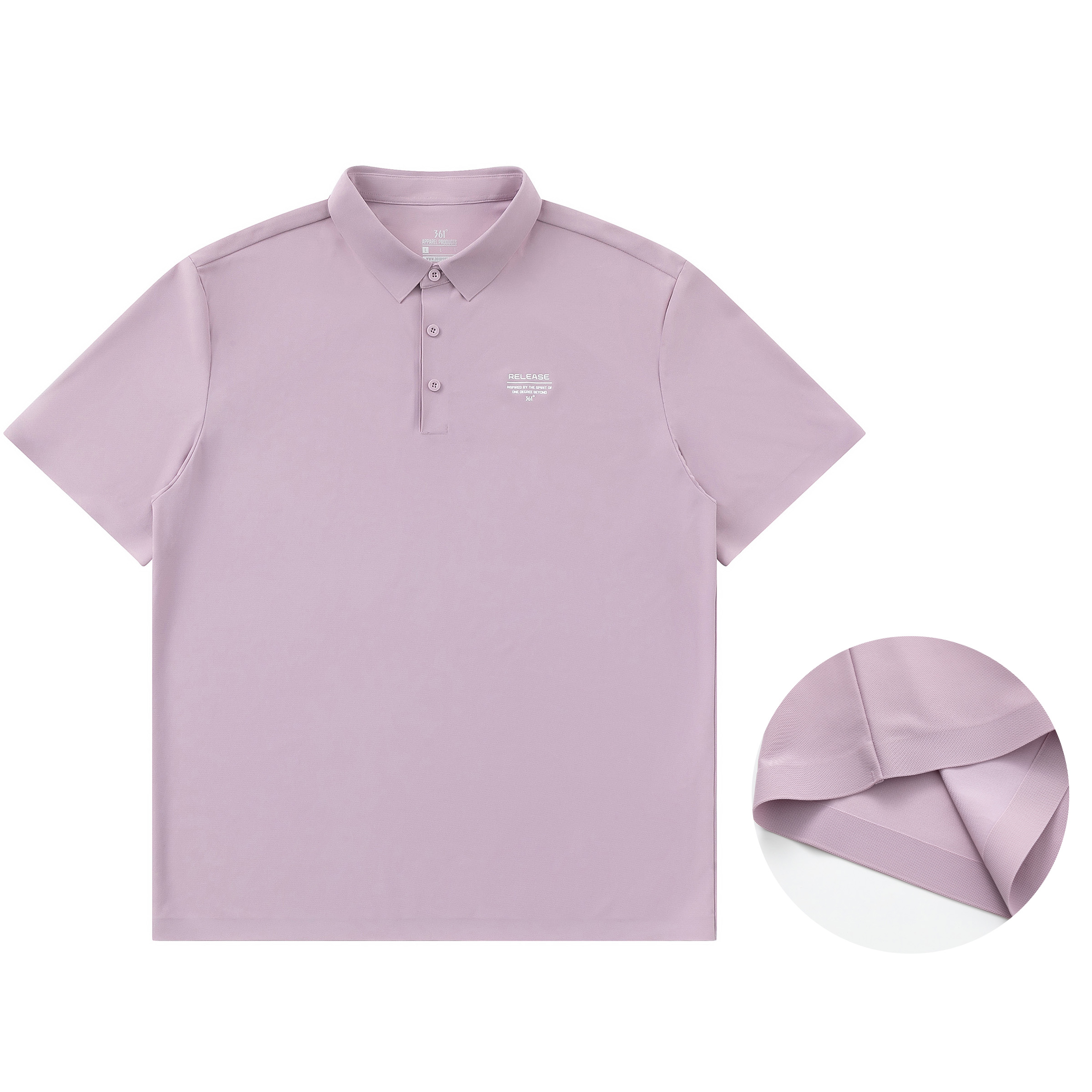 

Футболка-поло Life Collection Unisex с воротником-поло, умеренно прямой крой 361°, aromatic фиолетовый