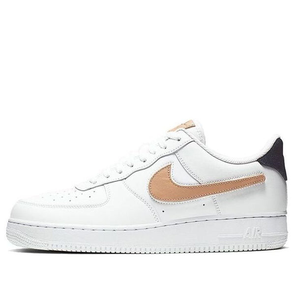 

Кроссовки air force 1 low '07 lv8 'removable swoosh - white vachetta tan' Nike, белый