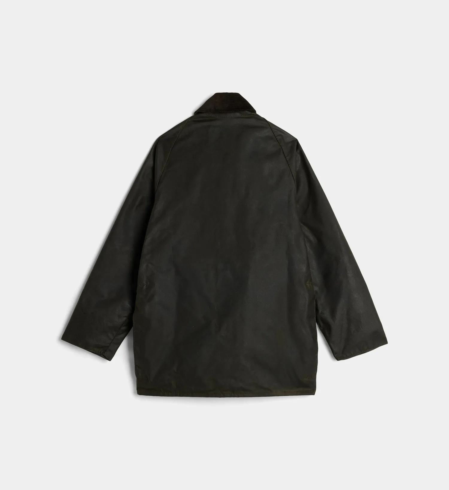 Классическая просторная куртка Beaufort из вощеного хлопка Barbour, хаки — фото 2