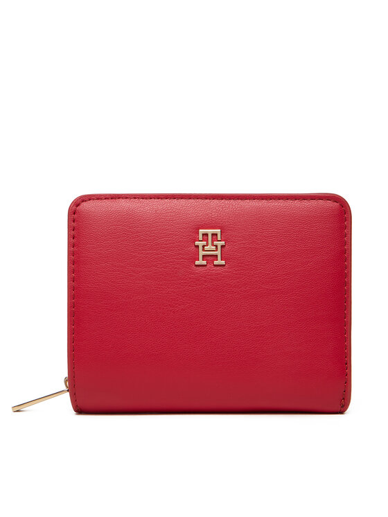 

Маленький женский кошелек Th Icon Med Za Flap AW0AW17742 Tommy Hilfiger, красный