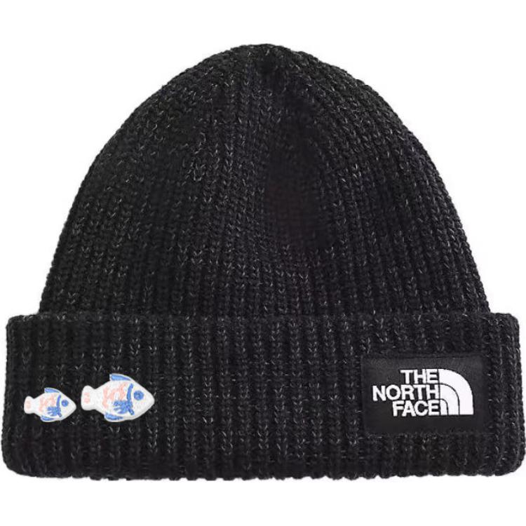

THE NORTH FACE Полиэстеровая шапка унисекс черная, One Size Black Logo