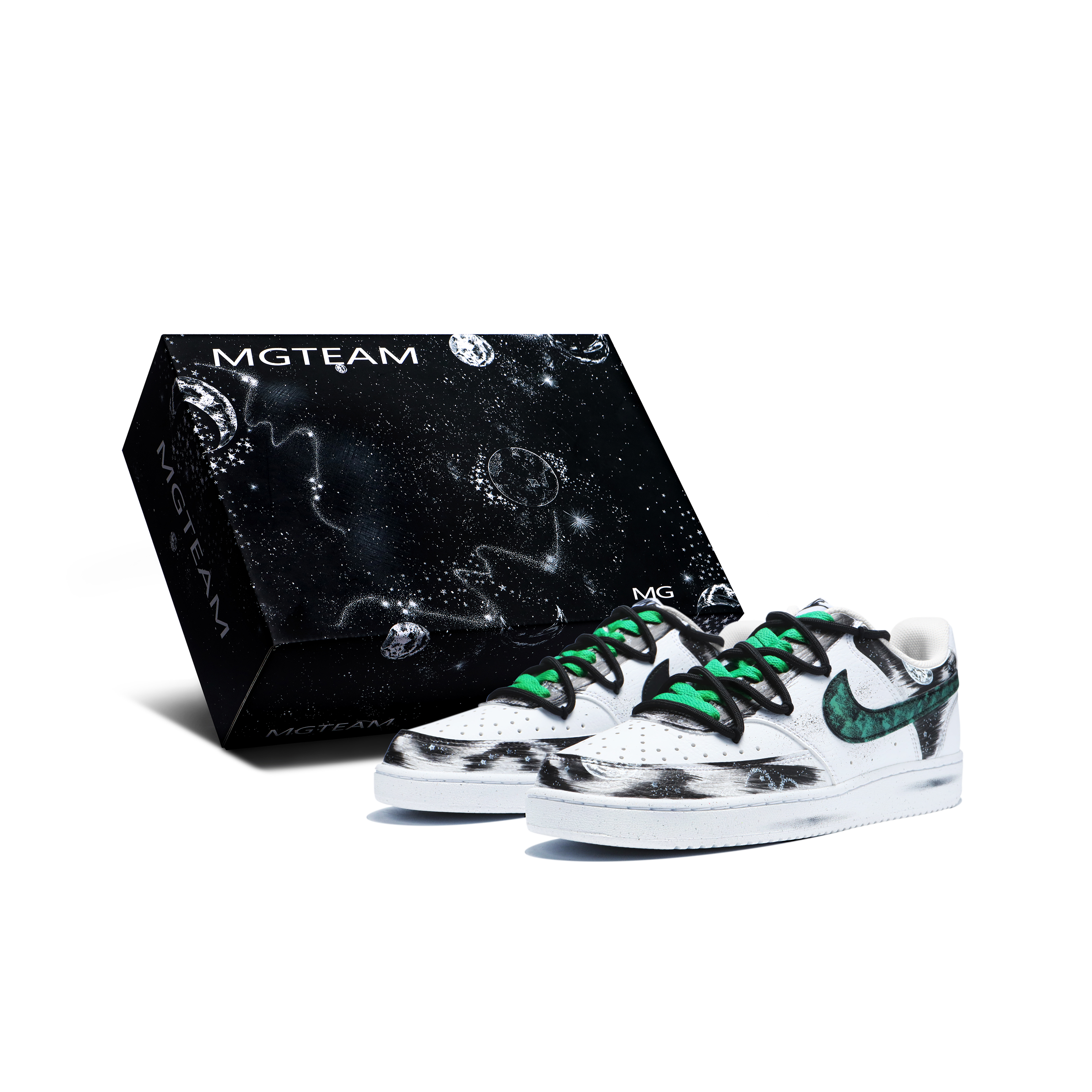 

Nike Кроссовки для скейтбординга Court Vision 1 Low Top, мужские, зеленые