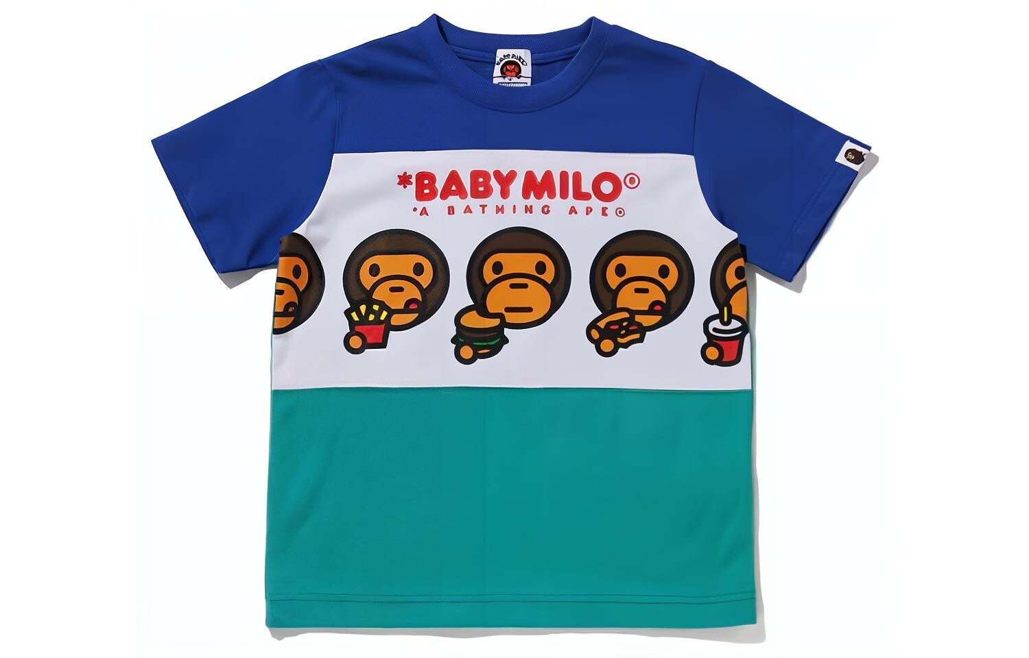 

Детская футболка A Bathing Ape, зеленый