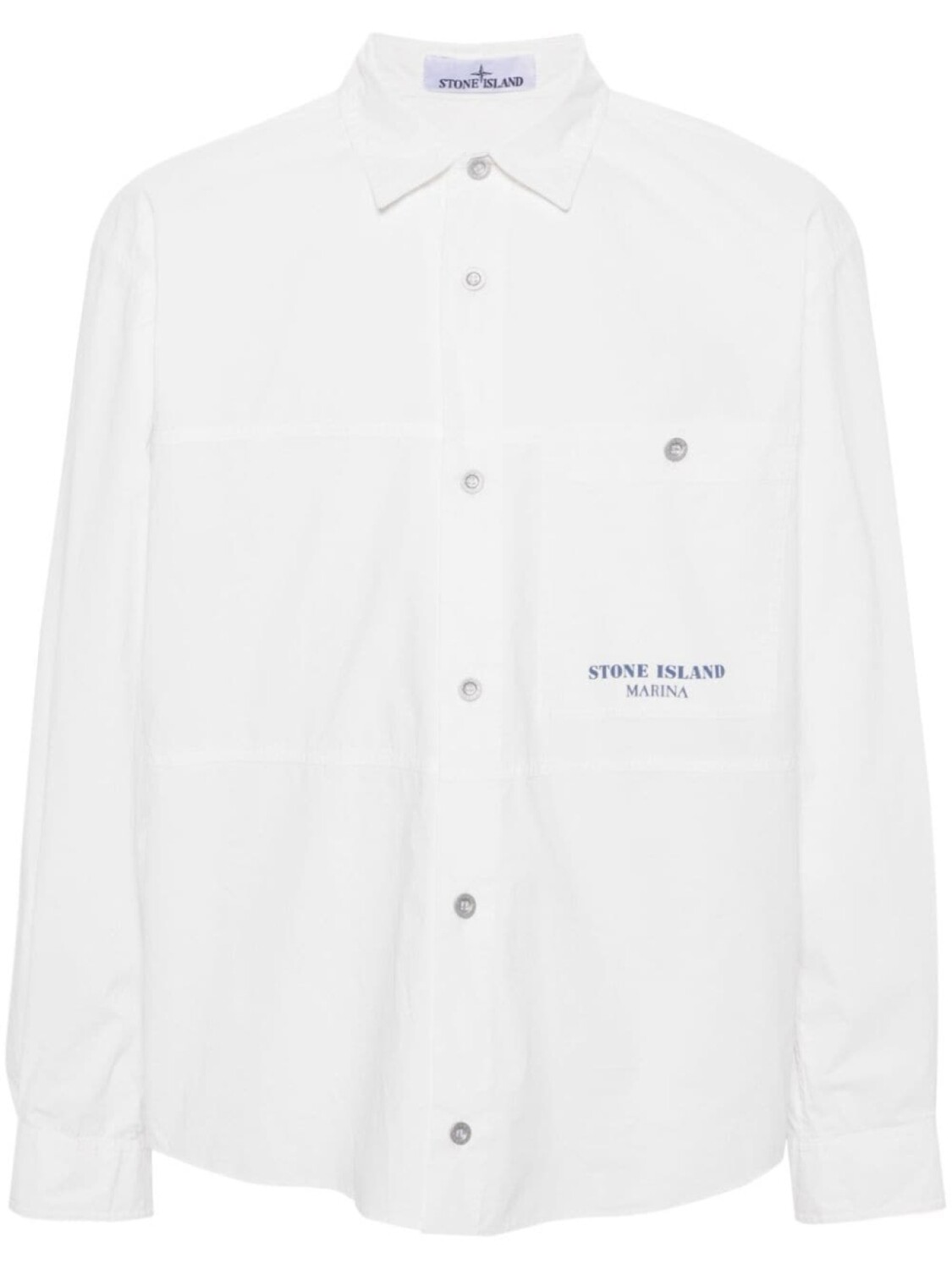 

Stone Island рубашка с полосками, белый