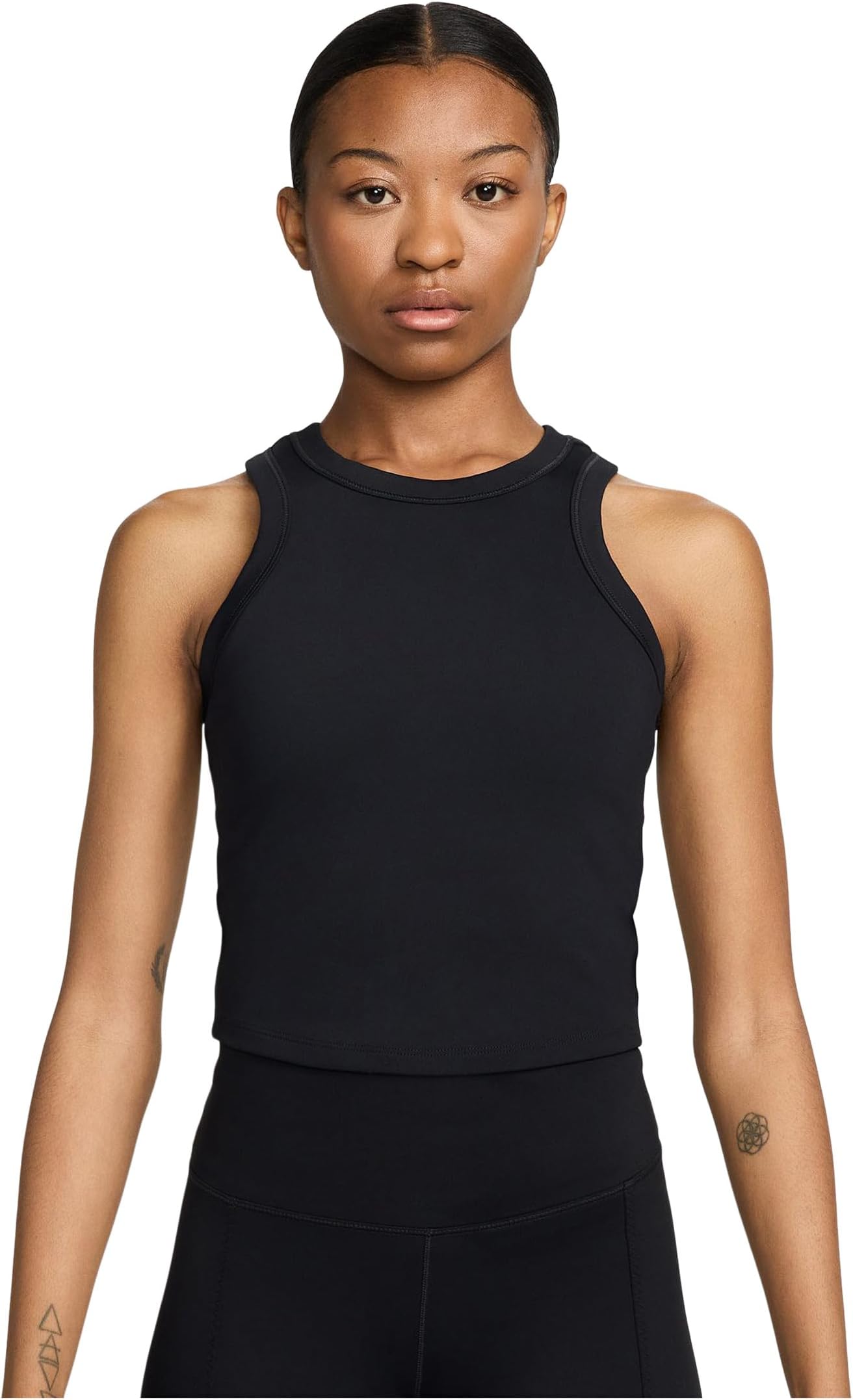 

Женская укороченная майка One Fitted Dri-FIT Nike, Black