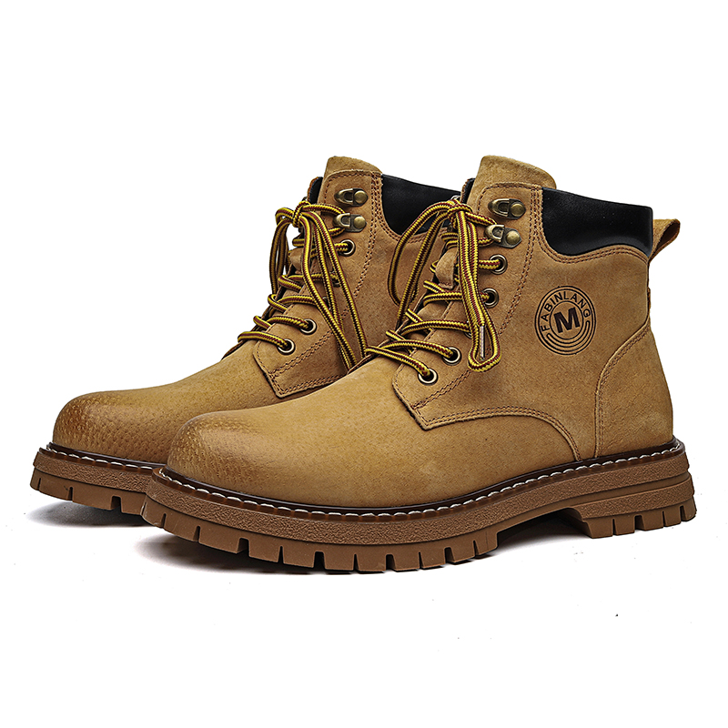 

Мужские ботинки Cahhrrn X Martin Boot Men Beige Chi Wolf