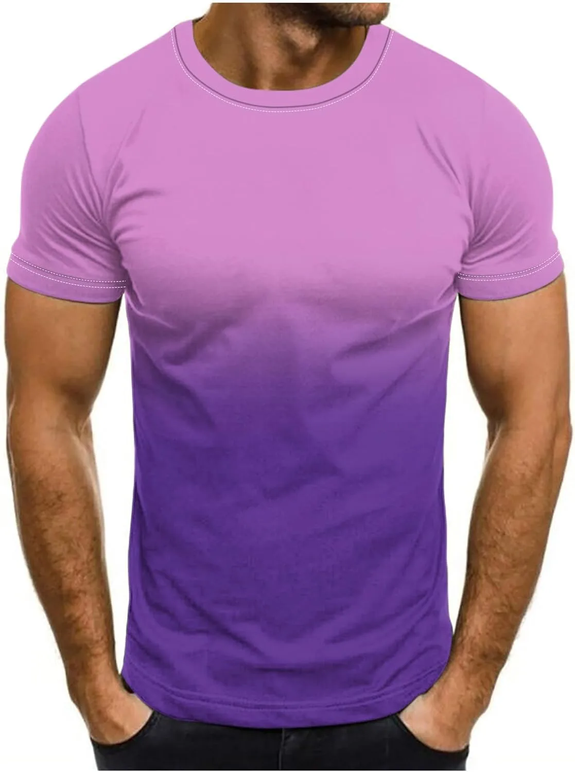 

Футболка для мужчин Gradient Color с коротким рукавом