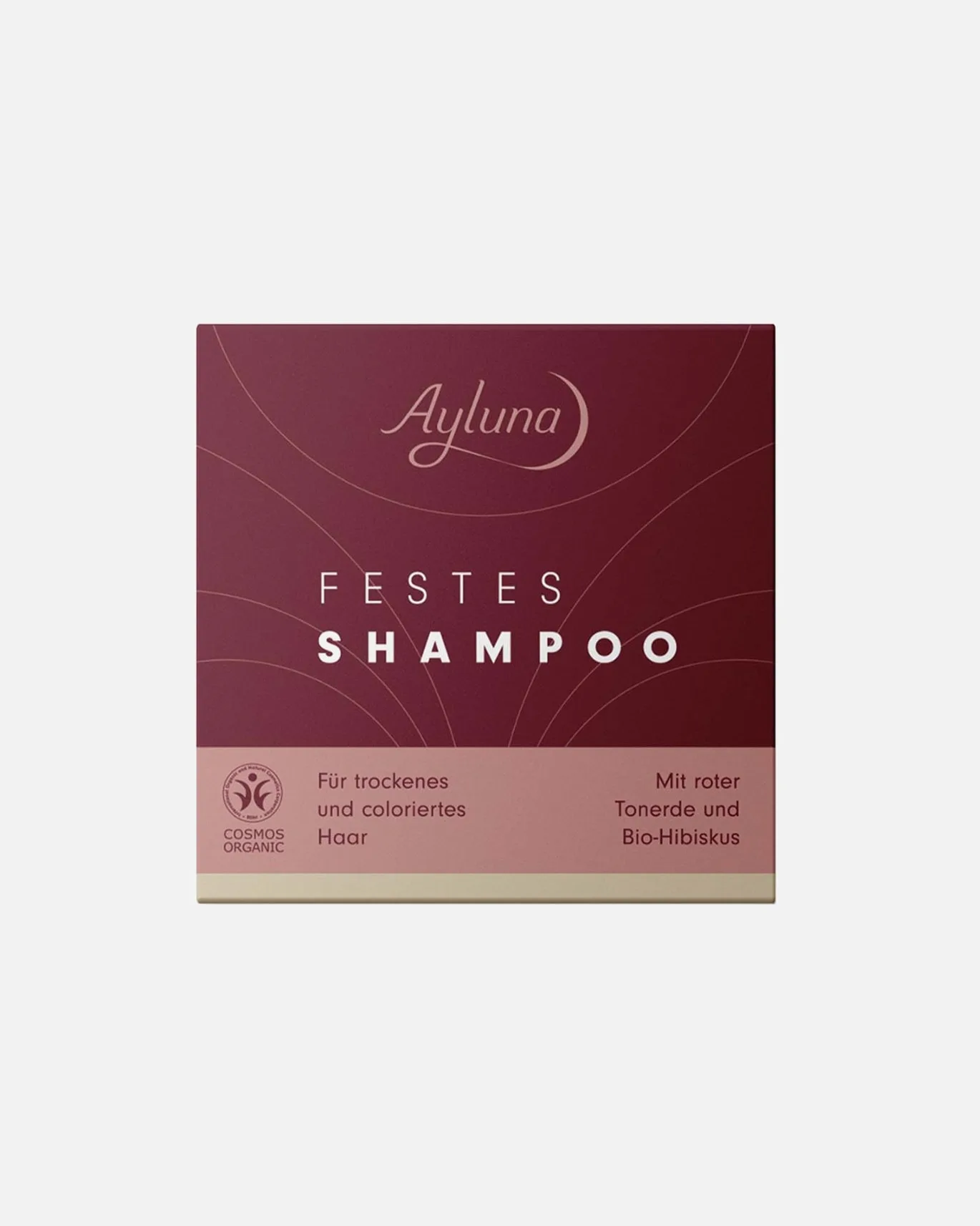 Твердый шампунь для сухих волос Ayluna Naturkosmetik, 60 гр